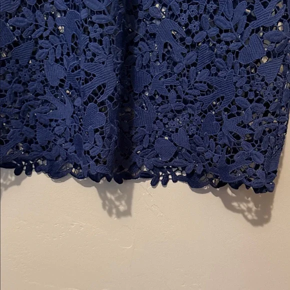 Boden Navy Lace Unique Sleeve Dress 2R - Picture 5 of 8